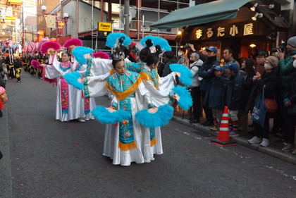 横浜中華街の祝舞遊行（１０）